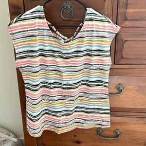 NWOT T By Talbots Women’s Striped Tee Top Size Large